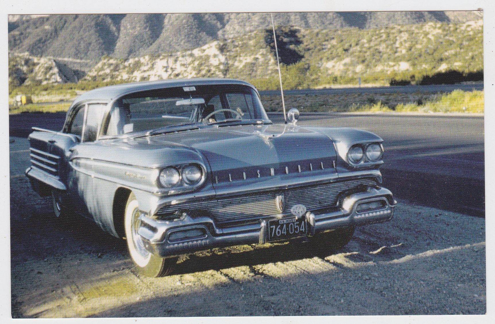 1958 Oldsmobile 98 Automobile Postcard - TulipStuff