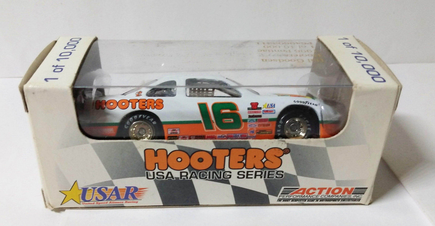 Action USAR Hooters Racing 1997 Hal Goodson #16 Stock Car Hooterade - TulipStuff