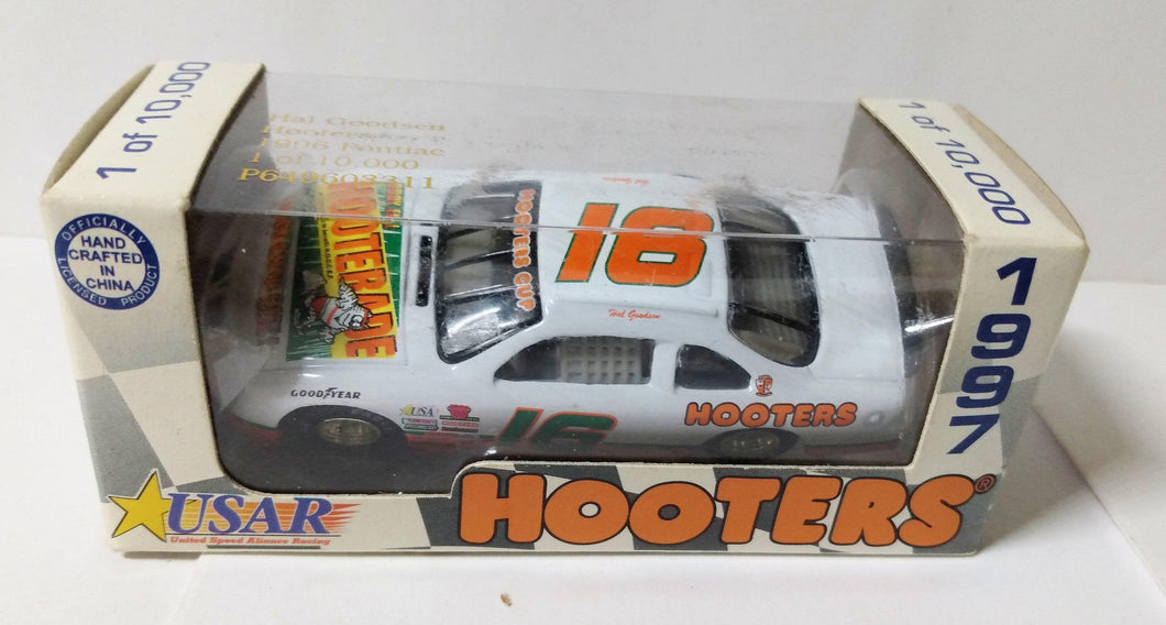 Action USAR Hooters Racing 1997 Hal Goodson #16 Stock Car Hooterade - TulipStuff