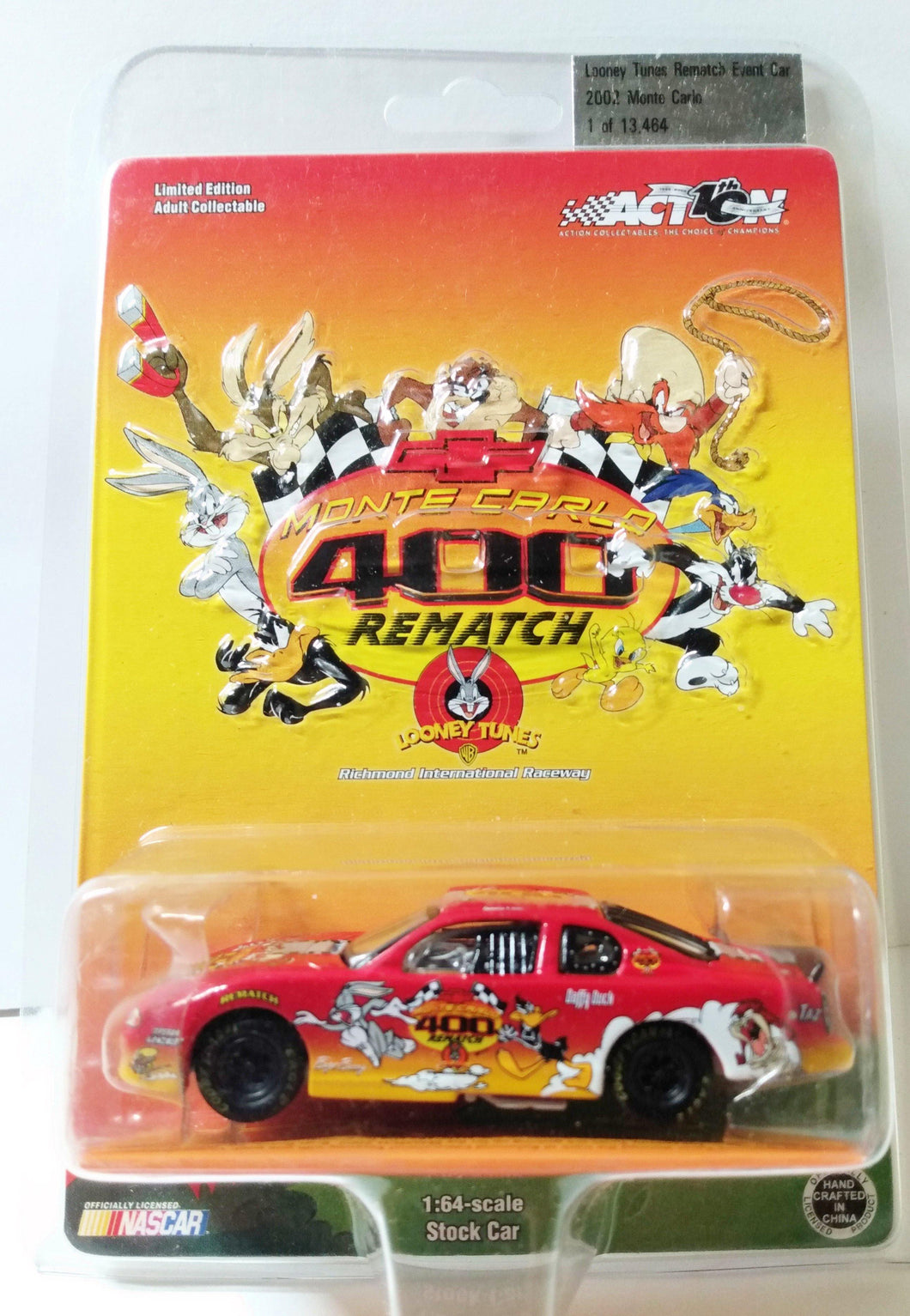 Action Racing 2002 Looney Tunes Rematch Event Car Monte Carlo - TulipStuff