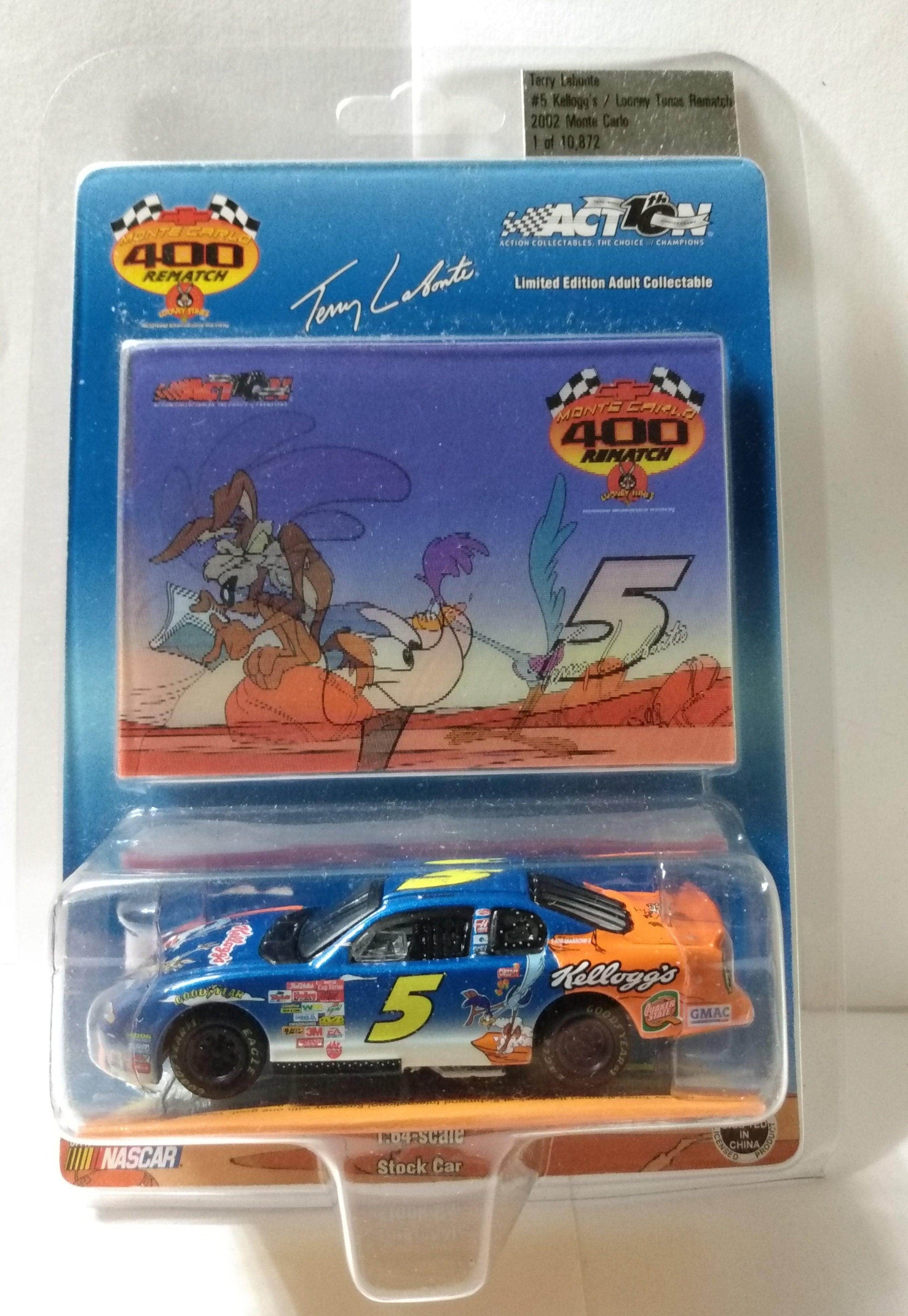 Action Racing 2002 Terry Labonte Kellogg's Looney Tunes Rematch ltd ed - TulipStuff
