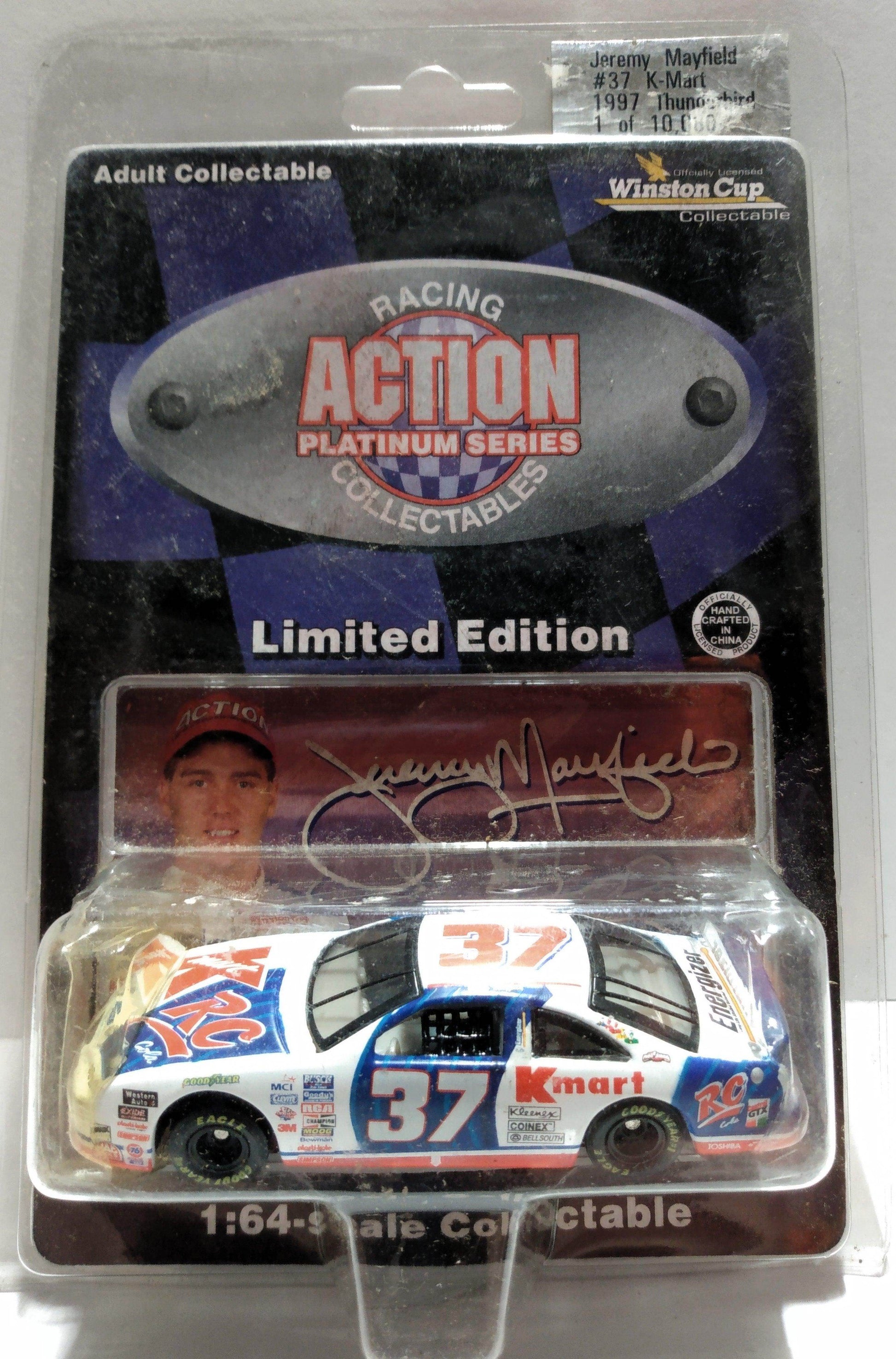 Action Racing 1997 Jeremy Mayfield #37 Kmart RC Cola Ford Thunderbird - TulipStuff