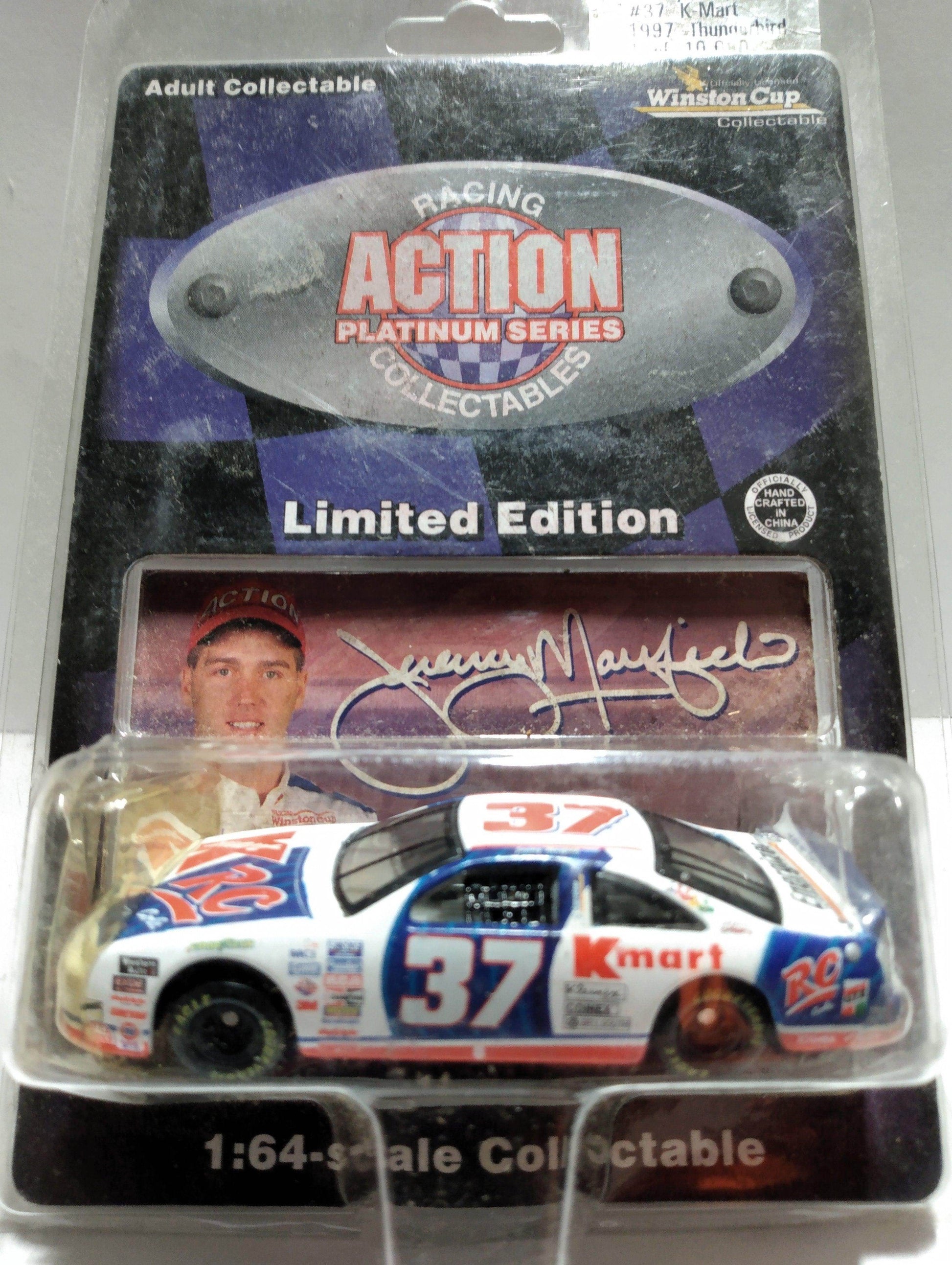 Action Racing 1997 Jeremy Mayfield #37 Kmart RC Cola Ford Thunderbird - TulipStuff