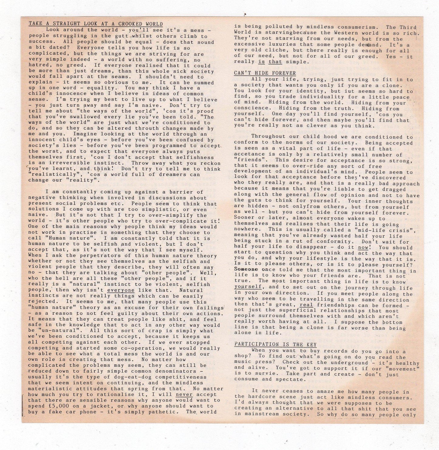 Active Minds Capitalism Is A Disease 7" EP Vinyl Record UK Punk 1991 - TulipStuff