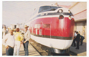 Amtrak UA Turbo Train Passenger Train At Billings Montana Postcard - TulipStuff