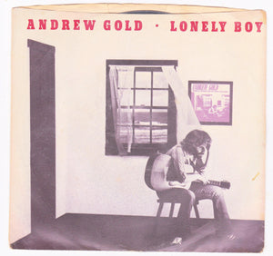 Andrew Gold Lonely Boy b/w Must Be Crazy 7" 45rpm Vinyl Record 1976 - TulipStuff