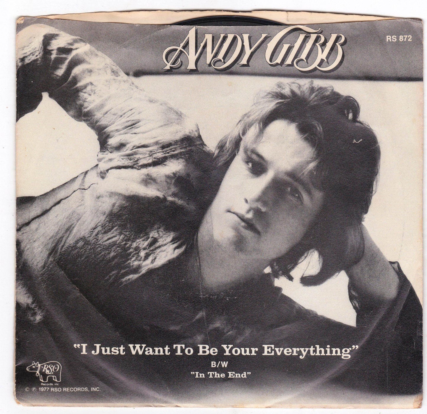 Andy Gibb I Just Want To Be Your Everything 7" Single Disco 1977 - TulipStuff