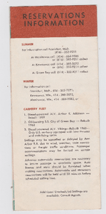 Ann Arbor Railroad Carferry Schedule Summer 1971 Manitowac - TulipStuff