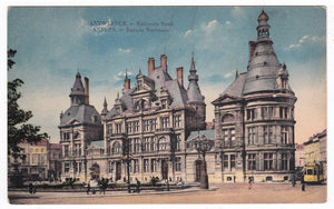 Antwerpen National Bank Anvers Banque Nationale 1900's Belgian Postcard - TulipStuff