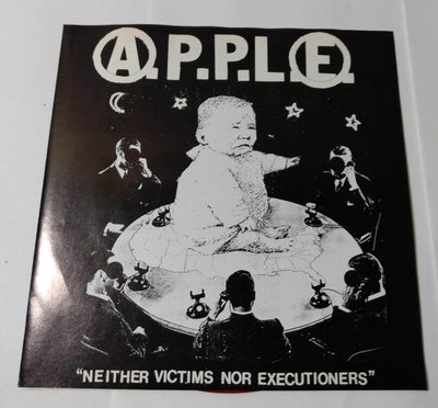 A.P.P.L.E. Neither Victims Nor Executioners 7" Red Vinyl NYHC 1991 - TulipStuff