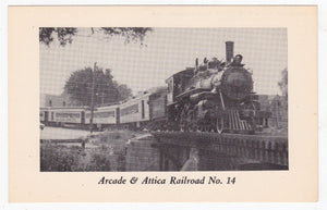 Arcade and Attica Railroad No 14 Baldwin 2-8-0 Steam Locomotive - TulipStuff