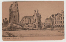 Load image into Gallery viewer, Arras Le Beffroi Ruins France WW1 1910&#39;s Postcard - TulipStuff
