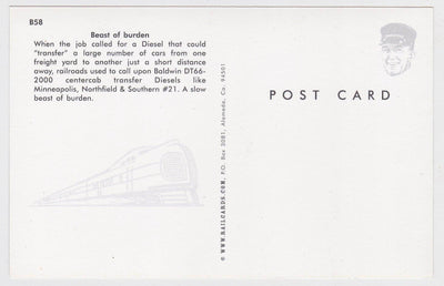 Minneapolis Northfield and Southern Baldwin DT66-2000 Diesel - TulipStuff