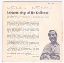 Load image into Gallery viewer, Harry Belafonte Sings of the Caribbean 7&quot; Vinyl EP RCA Victor EPA 1-1505 1957 - TulipStuff
