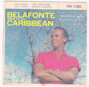 Harry Belafonte Sings of the Caribbean 7" Vinyl EP RCA Victor EPA 1-1505 1957 - TulipStuff