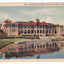 Casino Lagoon Belle Isle Park Detroit Michigan 1940's Linen Postcard - TulipStuff