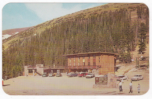 Berthoud Pass Lodge Rocky Mountains Colorado 1950's Postcard - TulipStuff