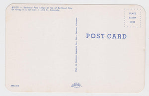 Berthoud Pass Lodge Rocky Mountains Colorado 1950's Postcard - TulipStuff