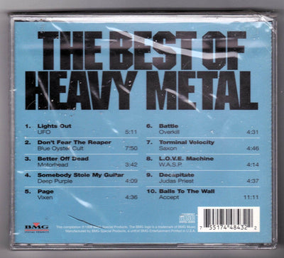 The Best Of Heavy Metal Compilation CD 1998 Motorhead Judas Priest UFO - TulipStuff