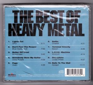 The Best Of Heavy Metal Compilation CD 1998 Motorhead Judas Priest UFO - TulipStuff