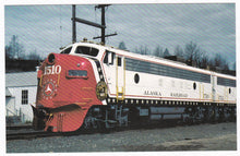 Load image into Gallery viewer, Alaska Railroad Bicentennial EMD FP7 Locomotive Postcard - TulipStuff
