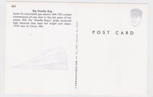 Load image into Gallery viewer, AT&amp;SF Santa Fe Doodlebug Gas Electric M190 Locomotive Train Postcard - TulipStuff

