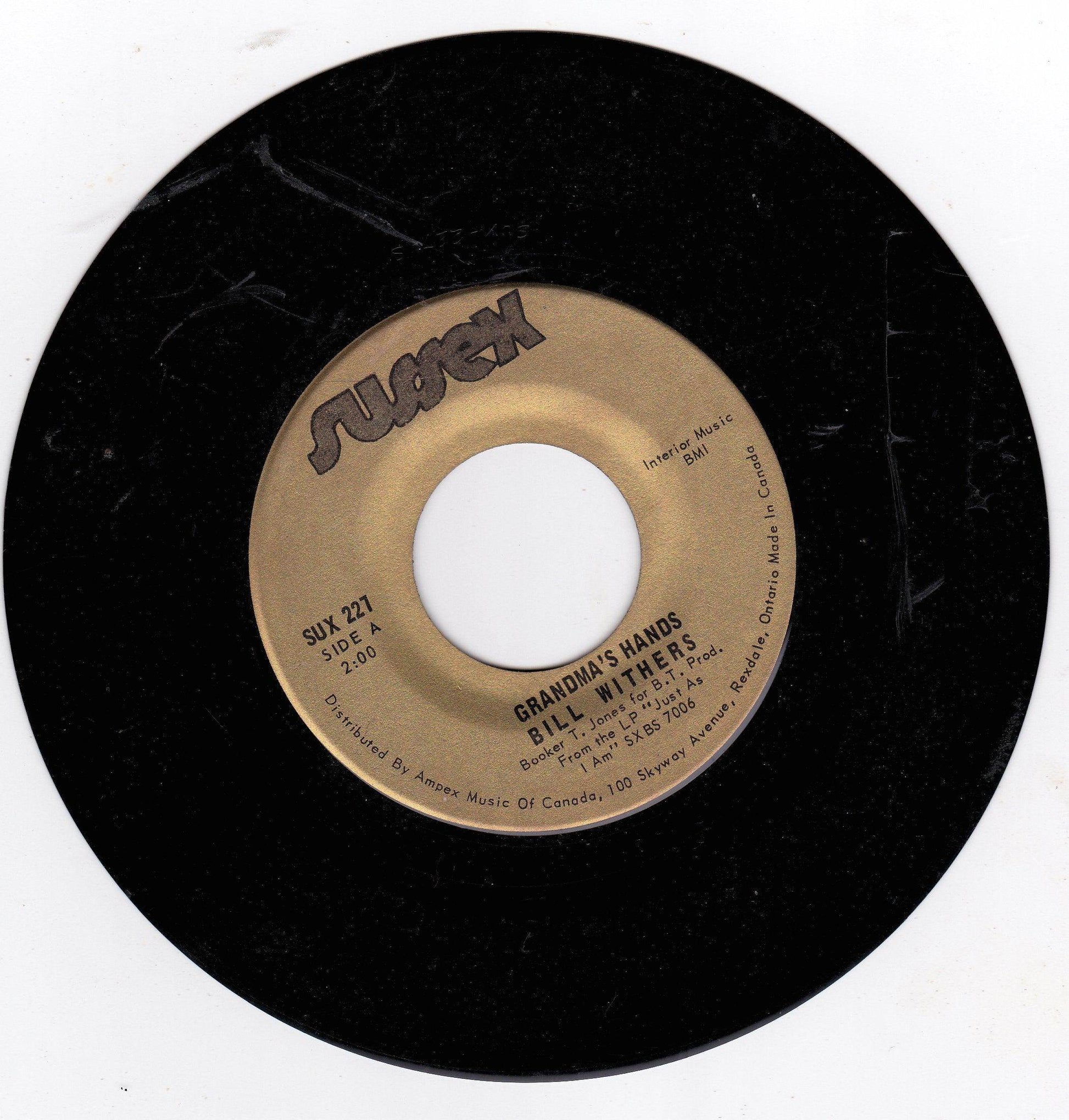 Bill Withers Grandma's Hands 7" Vinyl Record Funk Soul 1971 - TulipStuff