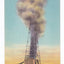 Black Gold Oil Gusher Oil Fields Odessa Texas Linen Postcard 1940's - TulipStuff