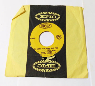 Bobby Vinton No Arms Can Ever Hold You 7" Vinyl Epic 5-10629 1970 - TulipStuff