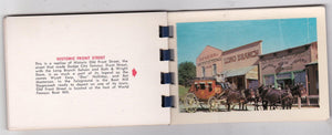Boot Hill Dodge City Kansas 1950's 10 View Souvenir Photo Folder - TulipStuff
