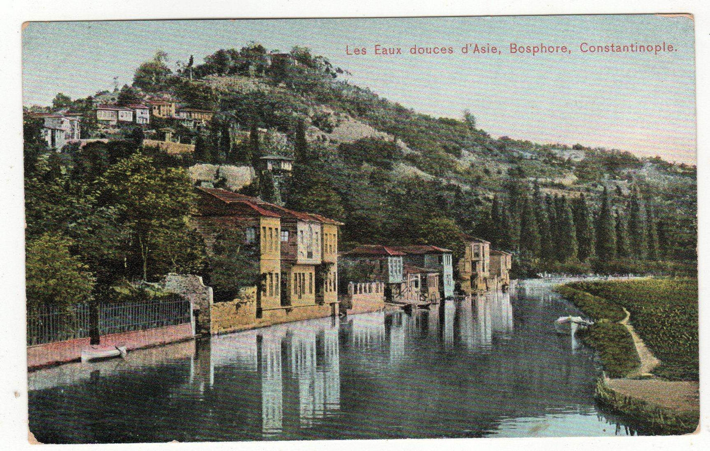 Les Eaux Douces D'Asie Bosphore Constantinople Turkey 1910's - TulipStuff