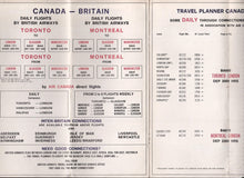Load image into Gallery viewer, British Airways 1974 Canada Europe Fares Guide and Travel Planner - TulipStuff
