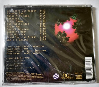 Bruce Wacker Band Accidents Can Happen Rock Album CD 1998 - TulipStuff