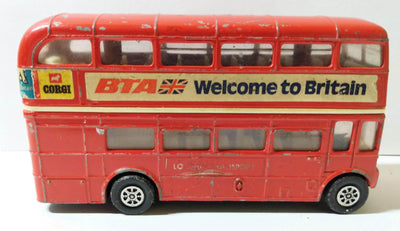 Corgi Toys 469 BTA Welcome to Britain London Transport Routemaster Bus - TulipStuff
