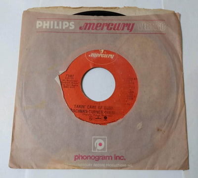 Bachman Turner Overdrive Takin' Care Of Business 7" Vinyl Mercury 1973 - TulipStuff