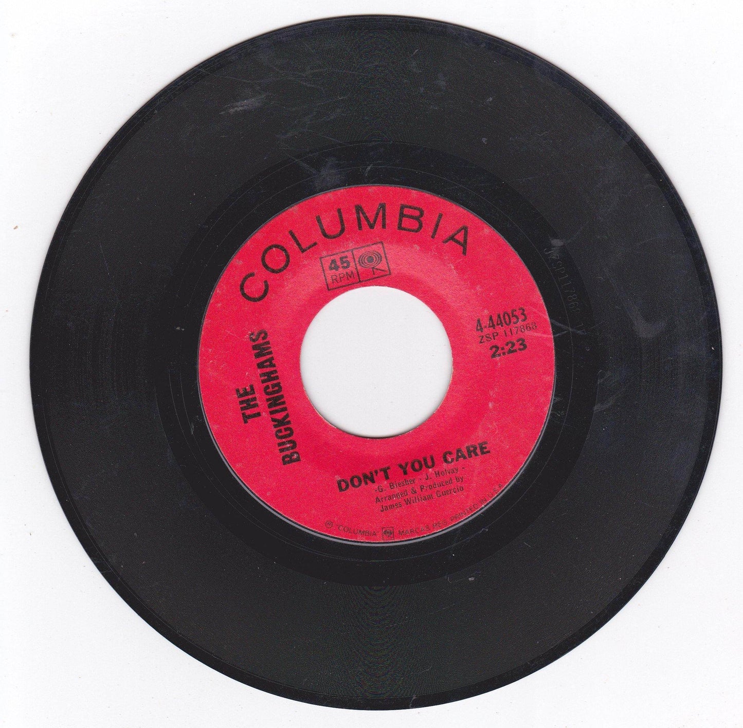 The Buckinghams Don't You Care / Why Don't You Love Me 7" 1967 - TulipStuff