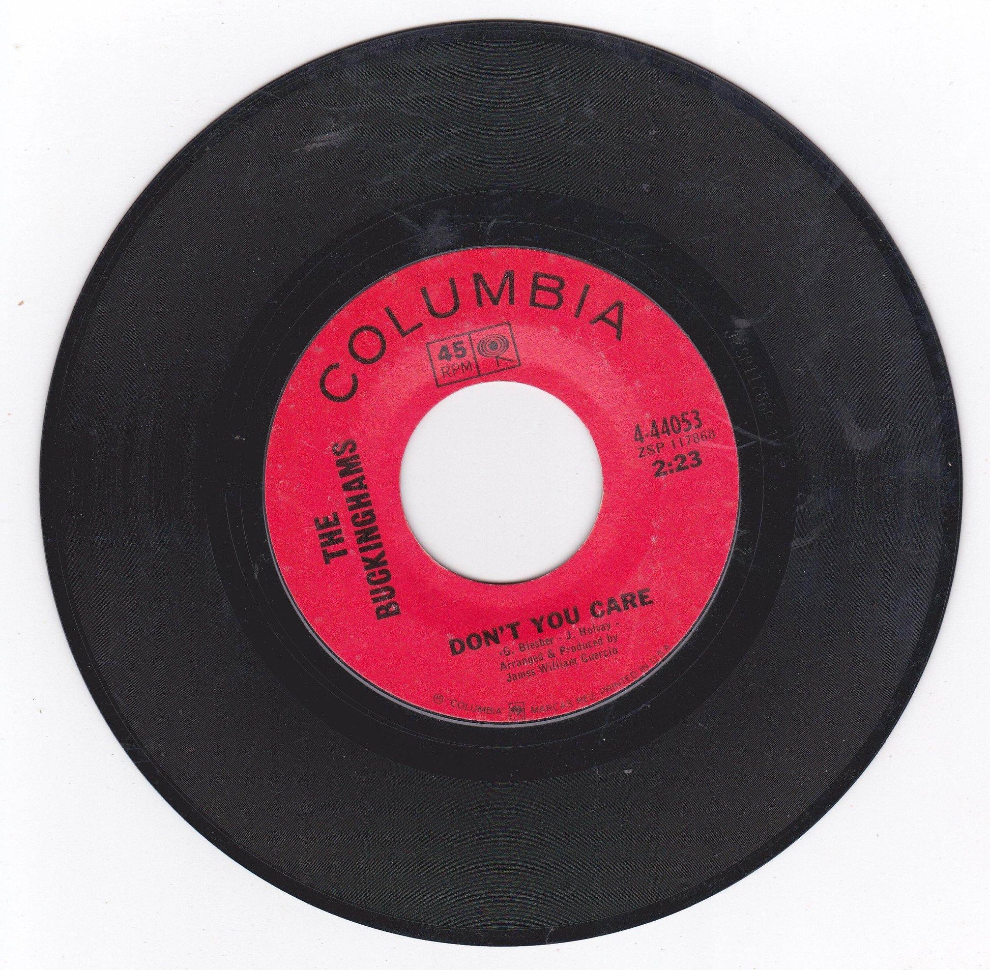 The Buckinghams Don't You Care / Why Don't You Love Me 7" 1967 - TulipStuff