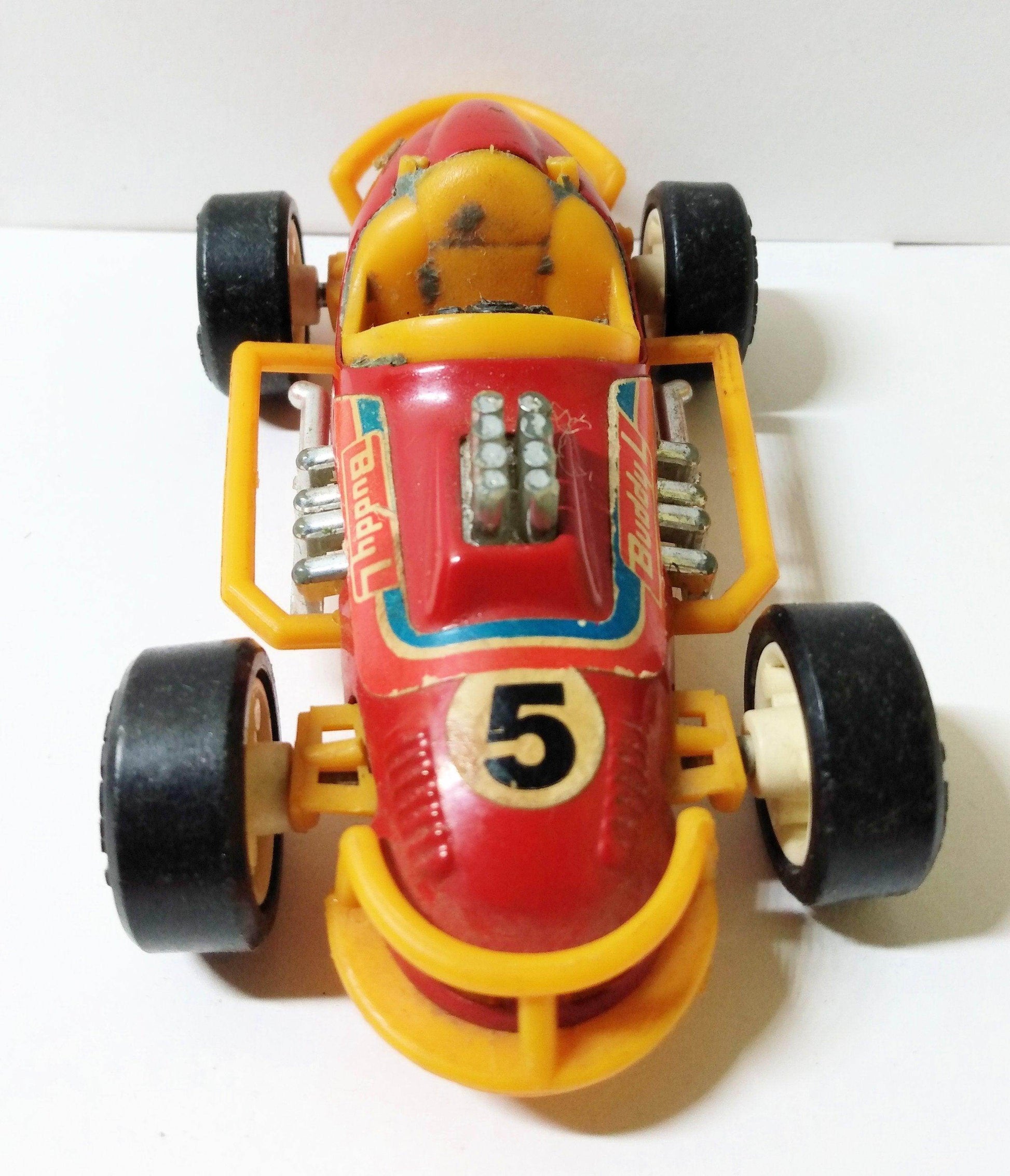 Buddy L Zip Wheel Sprint Racer #5 Plastic Race Car Japan 1979 - TulipStuff