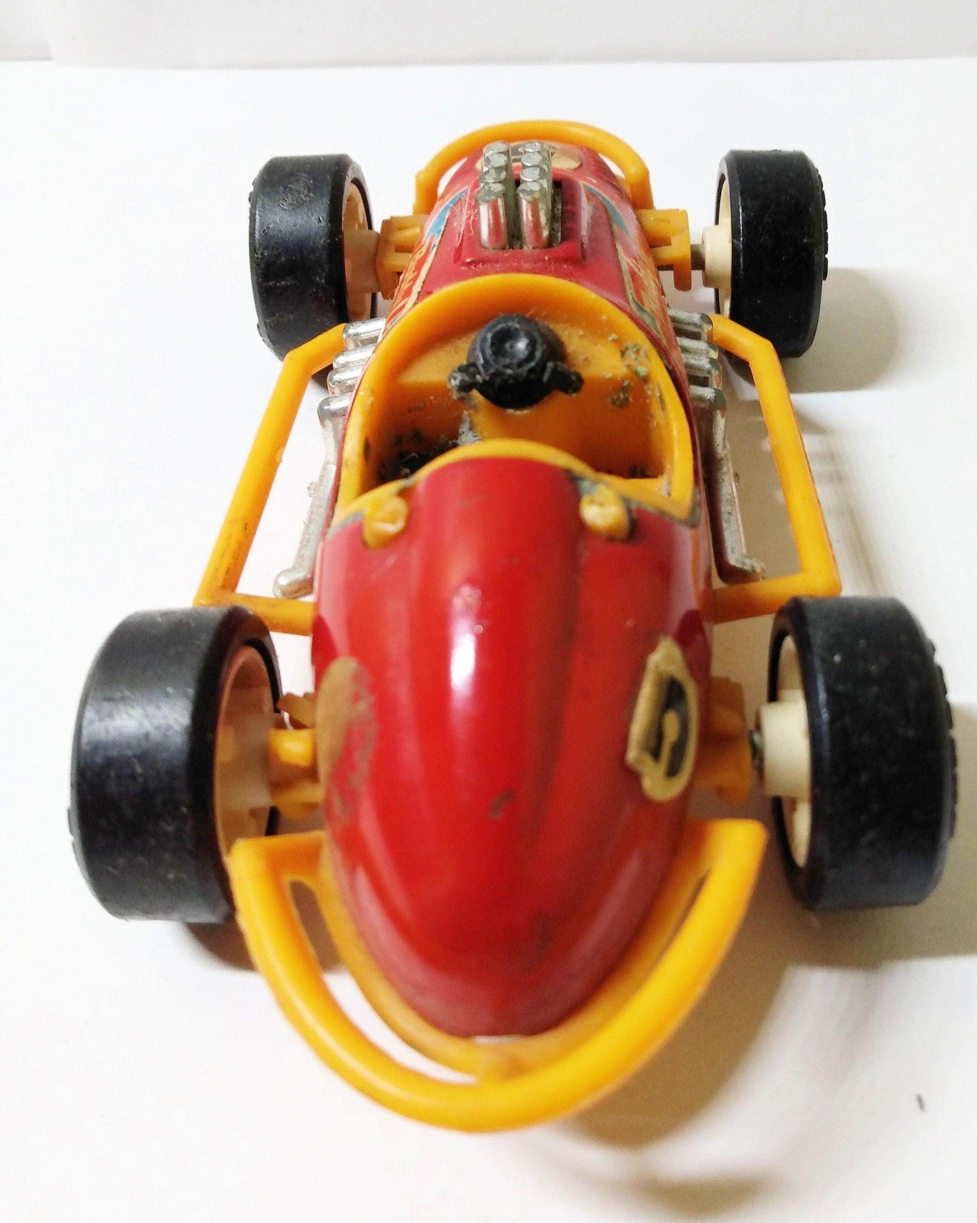 Buddy L Zip Wheel Sprint Racer #5 Plastic Race Car Japan 1979 - TulipStuff