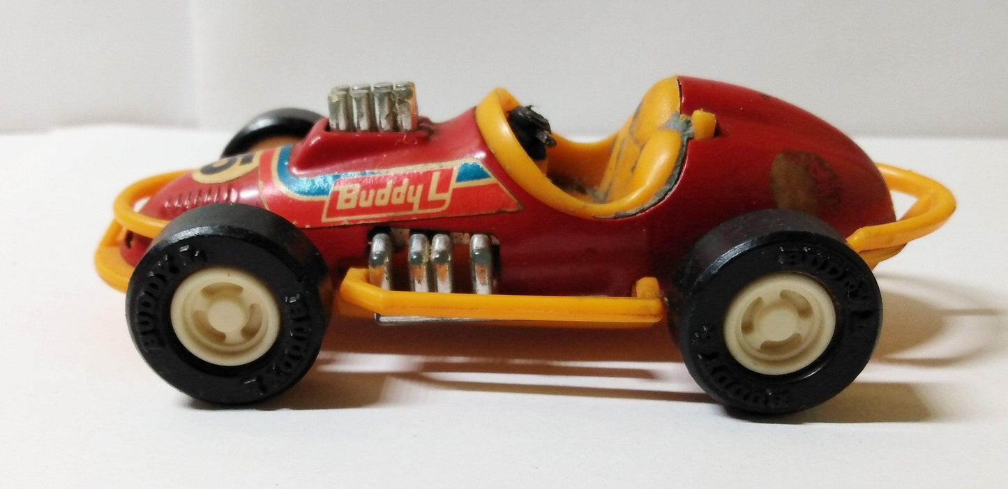 Buddy L Zip Wheel Sprint Racer #5 Plastic Race Car Japan 1979 - TulipStuff