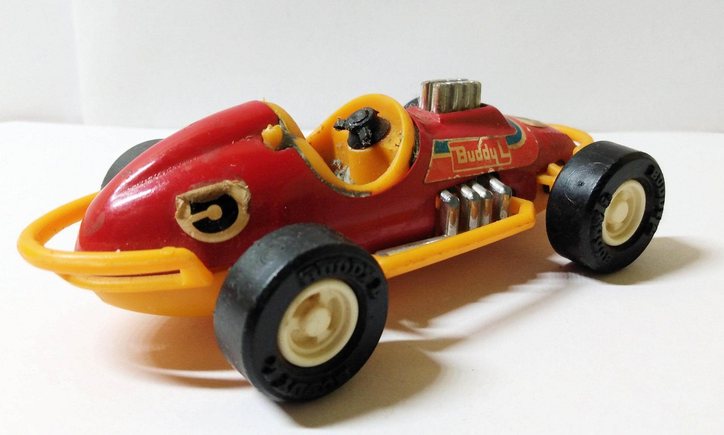 Buddy L Zip Wheel Sprint Racer #5 Plastic Race Car Japan 1979 - TulipStuff