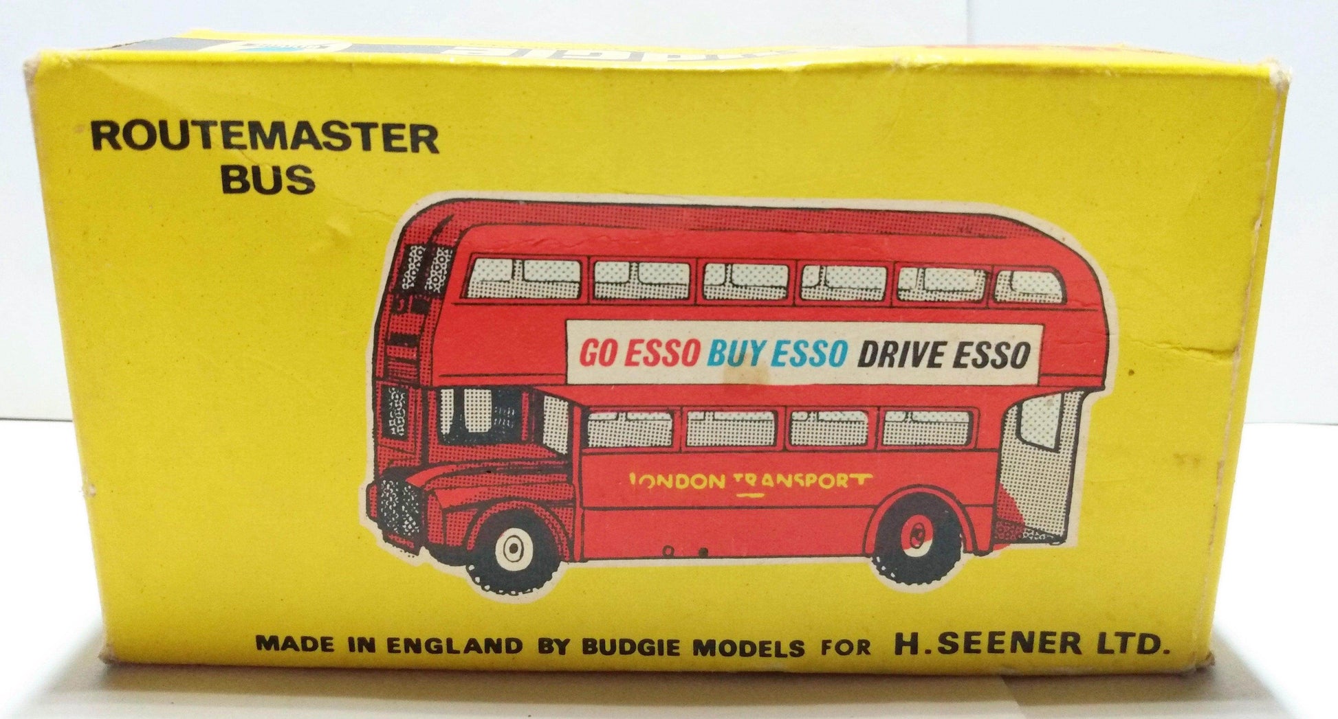 Budgie Toys 236 Uniflo London Transport AEC Routemaster Bus 1970's MIB - TulipStuff