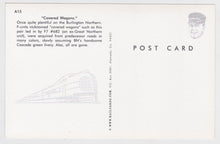 Load image into Gallery viewer, Burlington Northern EMD F7 Covered Wagons Locomotive Postcard - TulipStuff
