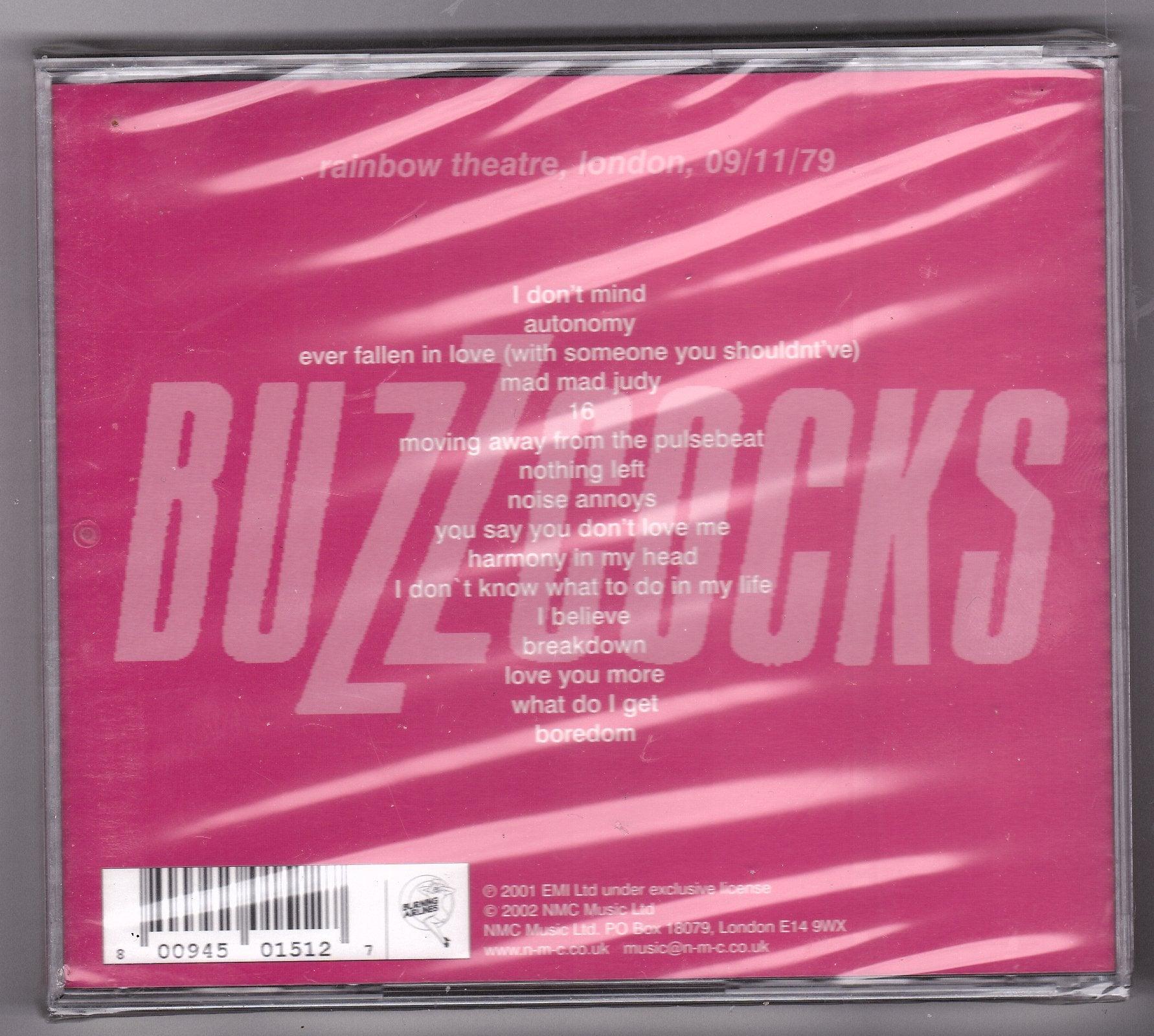 Buzzcocks Live Tension Silver Jubilee Limited Edition Punk CD 2002