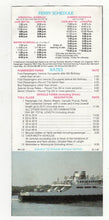 Load image into Gallery viewer, Cape May NJ Lewes DE Car Ferry Schedule Brochure 1981 - TulipStuff
