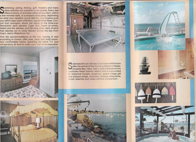 Cap'n Jack's Waterfront Inn Swampscott Massachusetts 1982 Brochure - TulipStuff