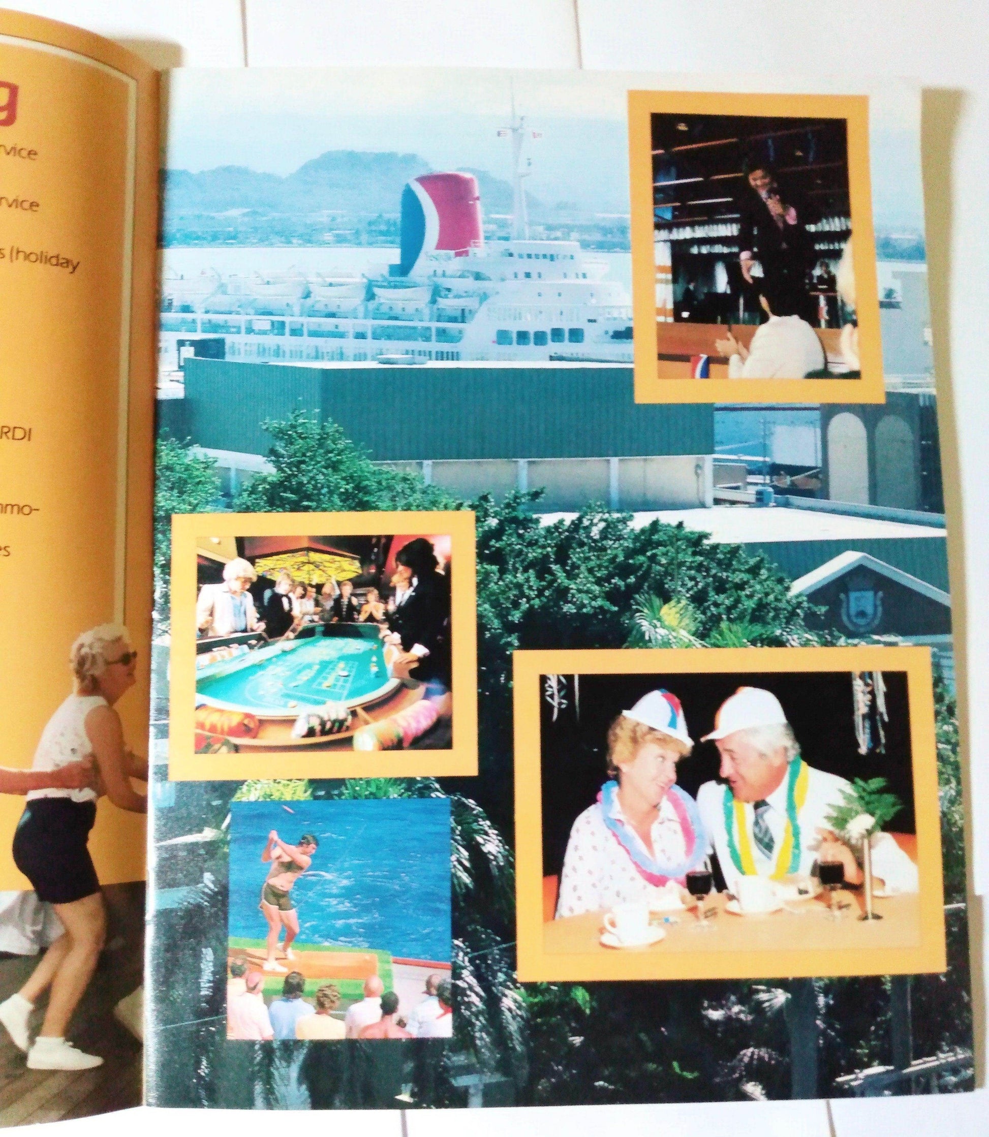 Carnival Cruise Lines 1982 Mardi Gras Carnivale Festivale Tropicale - TulipStuff