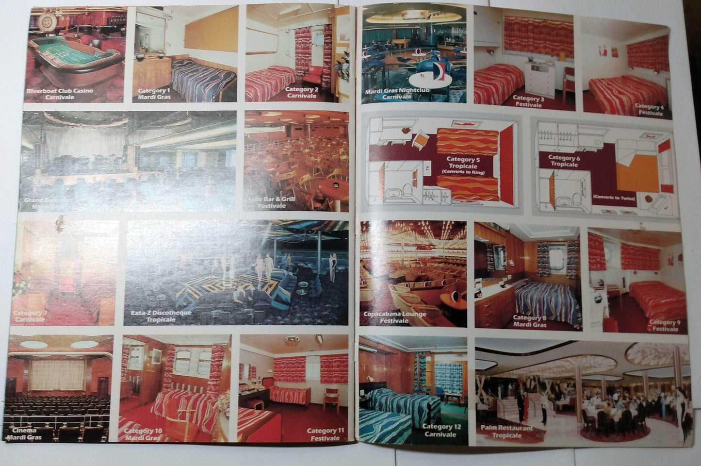 Carnival Cruise Lines 1982 Mardi Gras Carnivale Festivale Tropicale - TulipStuff