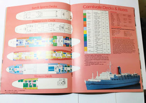 Carnival Cruise Lines 1982 Mardi Gras Carnivale Festivale Tropicale - TulipStuff