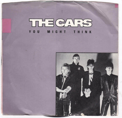 The Cars You Might Think 7" 45rpm Vinyl Record Elektra 1984 - TulipStuff